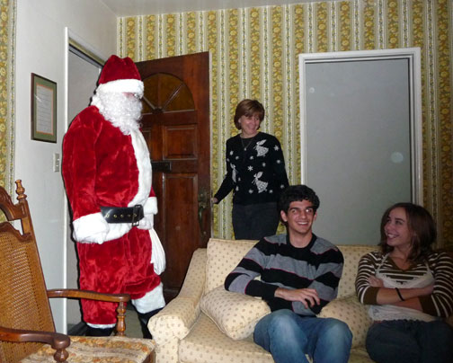 santa visits