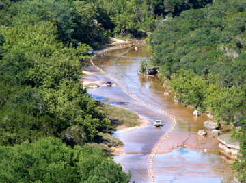 drive in river Laity Lodge