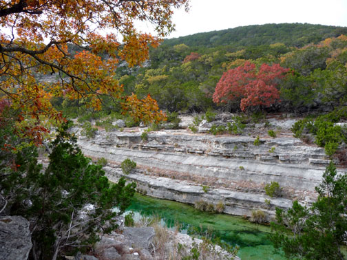 Laity Lodge frio autumn trees